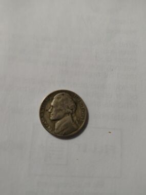 US Jefferson Nickel -silver War Time Nickel